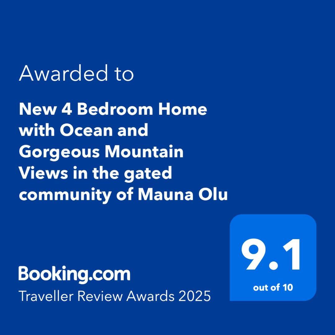 New 4 Bedroom Home With Ocean And Gorgeous Mountain Views In The Gated Community Of Mauna Olu Waianae Εξωτερικό φωτογραφία
